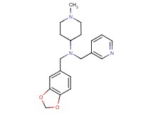 N-(1,3-benzodioxol-5-ylmethyl)-1-methyl-N-(3-pyridinylmethyl)-4-piperidinamine