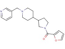 3-({4-[1-(2-furoyl)-3-pyrrolidinyl]-1-piperidinyl}methyl)pyridine