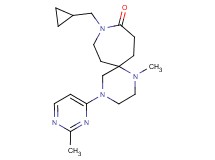 9-(cyclopropylmethyl)-1-methyl-4-(2-methylpyrimidin-4-yl)-1,4,9-triazaspiro[5.6]dodecan-10-one