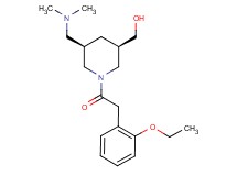 {(3R*,5R*)-5-[(dimethylamino)methyl]-1-[(2-ethoxyphenyl)acetyl]-3-piperidinyl}methanol