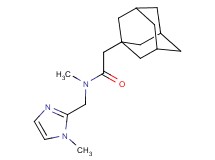 2-(1-adamantyl)-N-methyl-N-[(1-methyl-1H-imidazol-2-yl)methyl]acetamide