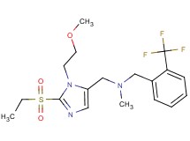 1-[2-(ethylsulfonyl)-1-(2-methoxyethyl)-1H-imidazol-5-yl]-N-methyl-N-[2-(trifluoromethyl)benzyl]methanamine