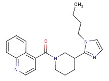 4-{[3-(1-butyl-1H-imidazol-2-yl)piperidin-1-yl]carbonyl}quinoline