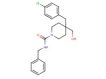 N-benzyl-4-(4-chlorobenzyl)-4-(hydroxymethyl)-1-piperidinecarboxamide