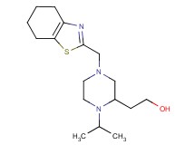 2-[1-isopropyl-4-(4,5,6,7-tetrahydro-1,3-benzothiazol-2-ylmethyl)-2-piperazinyl]ethanol