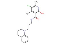 5-chloro-N-[3-(3,4-dihydro-1(2H)-quinolinyl)propyl]-2-hydroxy-4,6-dimethylnicotinamide