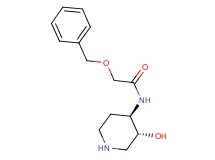 2-(benzyloxy)-N-[rel-(3R,4R)-3-hydroxy-4-piperidinyl]acetamide hydrochloride