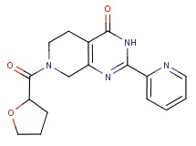 2-pyridin-2-yl-7-(tetrahydrofuran-2-ylcarbonyl)-5,6,7,8-tetrahydropyrido[3,4-d]pyrimidin-4(3H)-one