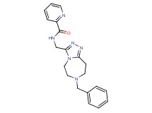 N-[(7-benzyl-6,7,8,9-tetrahydro-5H-[1,2,4]triazolo[4,3-d][1,4]diazepin-3-yl)methyl]-2-pyridinecarboxamide