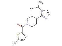 4-(1-isopropyl-1H-imidazol-2-yl)-1-[(5-methyl-2-thienyl)carbonyl]piperidine