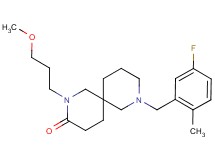 8-(5-fluoro-2-methylbenzyl)-2-(3-methoxypropyl)-2,8-diazaspiro[5.5]undecan-3-one