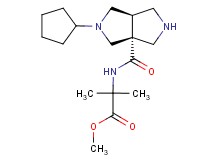 methyl 2-({[(3aR*,6aR*)-2-cyclopentylhexahydropyrrolo[3,4-c]pyrrol-3a(1H)-yl]carbonyl}amino)-2-methylpropanoate