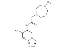 N-[1-(1H-imidazol-1-ylmethyl)-2-methylpropyl]-2-(4-methyl-1,4-diazepan-1-yl)acetamide