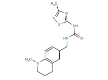 N-[(1-methyl-1,2,3,4-tetrahydroquinolin-6-yl)methyl]-N'-(3-methyl-1,2,4-thiadiazol-5-yl)urea