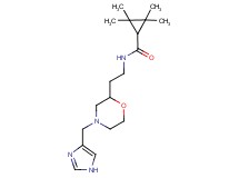 N-{2-[4-(1H-imidazol-4-ylmethyl)morpholin-2-yl]ethyl}-2,2,3,3-tetramethylcyclopropanecarboxamide