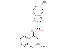 N-[2-(dimethylamino)-1-phenylethyl]-5-methyl-4,5,6,7-tetrahydropyrazolo[1,5-a]pyrazine-2-carboxamide