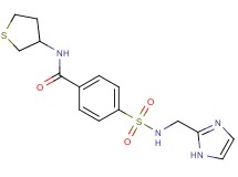 4-{[(1H-imidazol-2-ylmethyl)amino]sulfonyl}-N-(tetrahydro-3-thienyl)benzamide