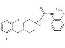 6-(2-chloro-6-fluorobenzyl)-N-(2-methoxyphenyl)-6-azaspiro[2.5]octane-1-carboxamide