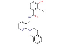 N-{[2-(3,4-dihydroisoquinolin-2(1H)-yl)pyridin-3-yl]methyl}-3-hydroxy-2-methylbenzamide