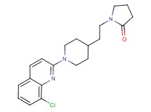 1-{2-[1-(8-chloro-2-quinolinyl)-4-piperidinyl]ethyl}-2-pyrrolidinone