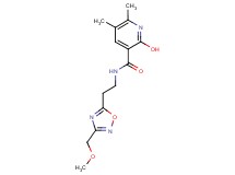 2-hydroxy-N-{2-[3-(methoxymethyl)-1,2,4-oxadiazol-5-yl]ethyl}-5,6-dimethylnicotinamide