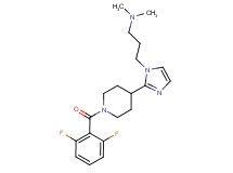 (3-{2-[1-(2,6-difluorobenzoyl)piperidin-4-yl]-1H-imidazol-1-yl}propyl)dimethylamine