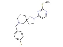 7-(4-fluorobenzyl)-2-[2-(methylthio)-4-pyrimidinyl]-2,7-diazaspiro[4.5]decane