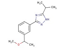 5-isopropyl-3-[3-(1-methoxyethyl)phenyl]-1H-1,2,4-triazole