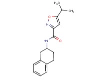 5-isopropyl-N-(1,2,3,4-tetrahydro-2-naphthalenyl)-3-isoxazolecarboxamide