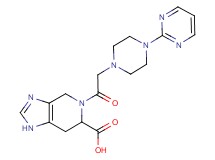 5-[(4-pyrimidin-2-ylpiperazin-1-yl)acetyl]-4,5,6,7-tetrahydro-1H-imidazo[4,5-c]pyridine-6-carboxylic acid