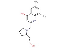 2-{[2-(2-hydroxyethyl)pyrrolidin-1-yl]methyl}-6,8-dimethylquinolin-4-ol