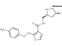 N-{[(2S,4S)-4-fluoropyrrolidin-2-yl]methyl}-2-[(4-methylphenoxy)methyl]-3-furamide