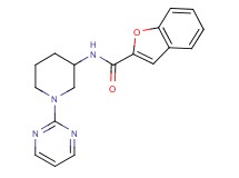 N-[1-(2-pyrimidinyl)-3-piperidinyl]-1-benzofuran-2-carboxamide