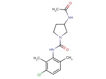 3-(acetylamino)-N-(3-chloro-2,6-dimethylphenyl)pyrrolidine-1-carboxamide
