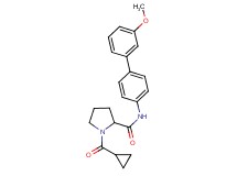 1-(cyclopropylcarbonyl)-N-(3'-methoxy-4-biphenylyl)prolinamide