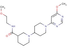 N-(2-methoxyethyl)-1'-(6-methoxypyrimidin-4-yl)-1,4'-bipiperidine-3-carboxamide