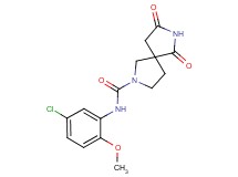 N-(5-chloro-2-methoxyphenyl)-6,8-dioxo-2,7-diazaspiro[4.4]nonane-2-carboxamide