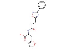 3-(2-furyl)-N-[3-(3-phenyl-1,2,4-oxadiazol-5-yl)propanoyl]alanine