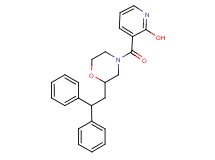 3-{[2-(2,2-diphenylethyl)-4-morpholinyl]carbonyl}-2-pyridinol