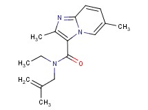N-ethyl-2,6-dimethyl-N-(2-methylprop-2-en-1-yl)imidazo[1,2-a]pyridine-3-carboxamide
