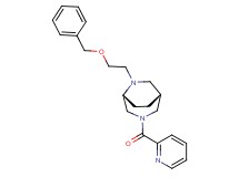 (1R*,5R*)-6-[2-(benzyloxy)ethyl]-3-(2-pyridinylcarbonyl)-3,6-diazabicyclo[3.2.2]nonane