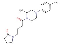 1-{4-[2-methyl-4-(4-methylphenyl)-1-piperazinyl]-4-oxobutyl}-2-pyrrolidinone