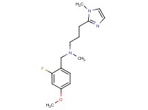 (2-fluoro-4-methoxybenzyl)methyl[3-(1-methyl-1H-imidazol-2-yl)propyl]amine