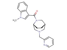 (1S*,5R*)-6-[(1-methyl-1H-indol-3-yl)carbonyl]-3-(pyridin-2-ylmethyl)-3,6-diazabicyclo[3.2.2]nonane