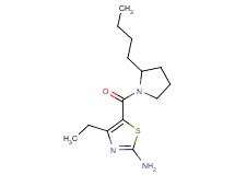 5-[(2-butylpyrrolidin-1-yl)carbonyl]-4-ethyl-1,3-thiazol-2-amine