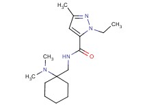 N-{[1-(dimethylamino)cyclohexyl]methyl}-1-ethyl-3-methyl-1H-pyrazole-5-carboxamide trifluoroacetate