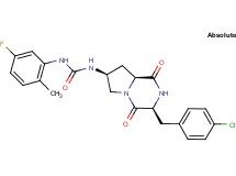 N-[(3S,7S,8aS)-3-(4-chlorobenzyl)-1,4-dioxooctahydropyrrolo[1,2-a]pyrazin-7-yl]-N'-(5-fluoro-2-methylphenyl)urea