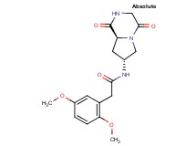 2-(2,5-dimethoxyphenyl)-N-[(7R,8aS)-1,4-dioxooctahydropyrrolo[1,2-a]pyrazin-7-yl]acetamide