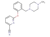 6-{2-[(4-methylpiperazin-1-yl)methyl]phenoxy}pyridine-2-carbonitrile