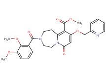 methyl 3-(2,3-dimethoxybenzoyl)-7-oxo-9-(2-pyridinylmethoxy)-1,2,3,4,5,7-hexahydropyrido[1,2-d][1,4]diazepine-10-carboxylate